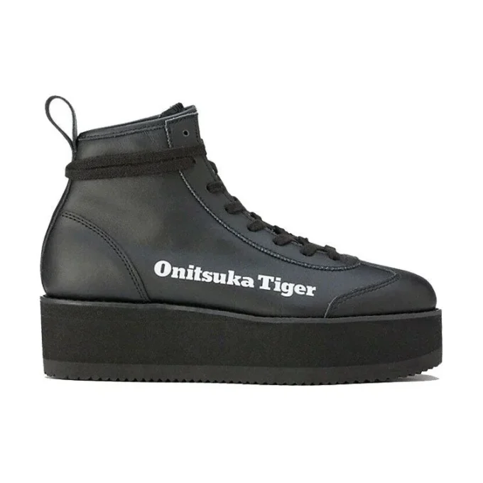 Delegation Chunk High Top Shoes ”Black Faux Fur”
