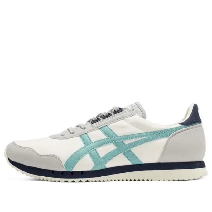 Dualio Marathon löparskor ”Cream White Grey Aqua”