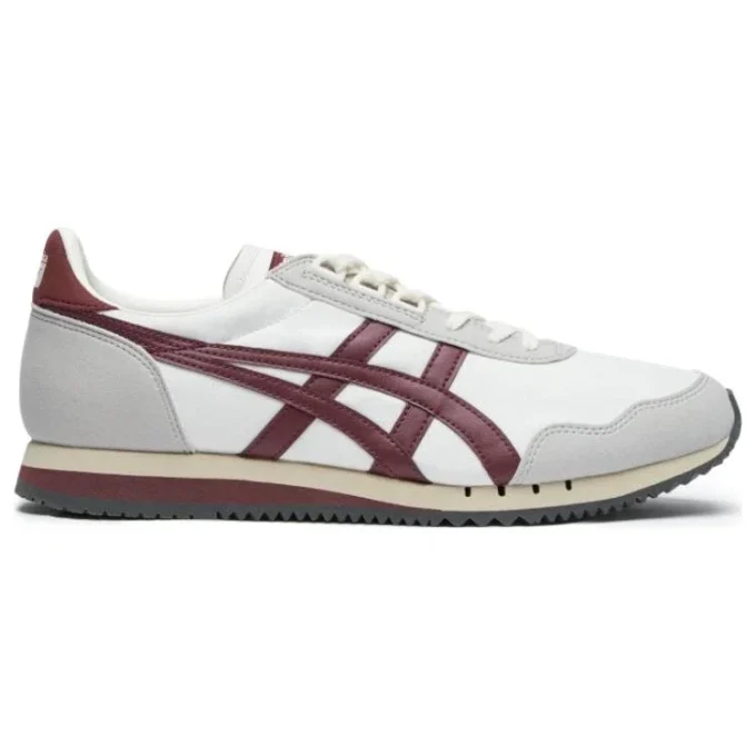 Dualio Marathon löparskor ”Vit Grå Burgundy”