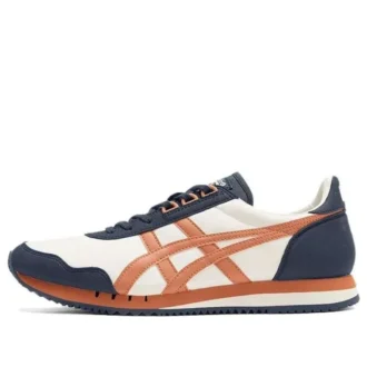 Dualio Marathon löparskor ”Vit marinblå orange”