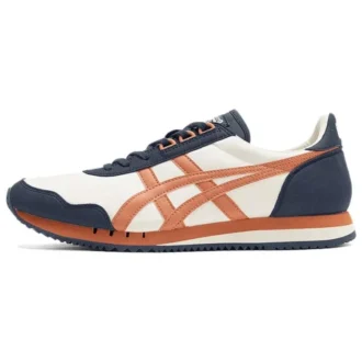 Dualio Marathon löparskor ”Vit marinblå orange”