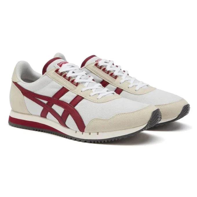 Dualio-skor ”Cream Burgundy”