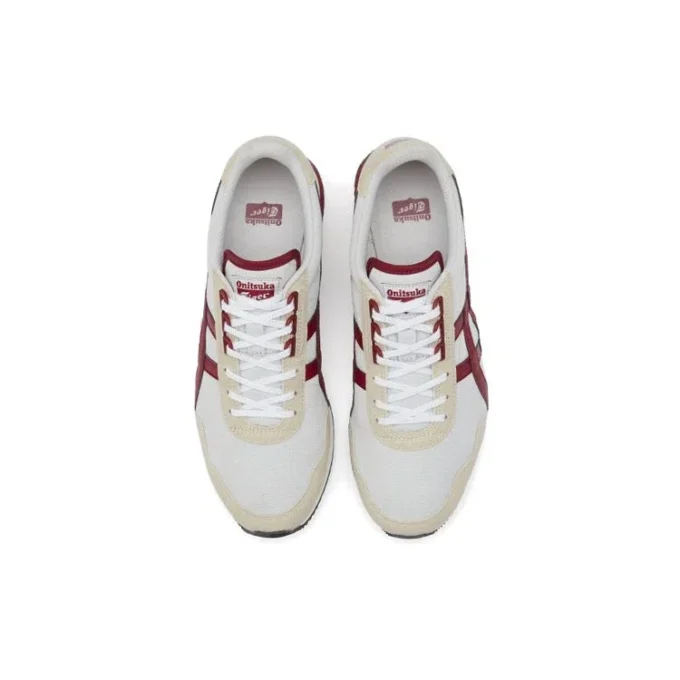 Dualio-skor ”Cream Burgundy”