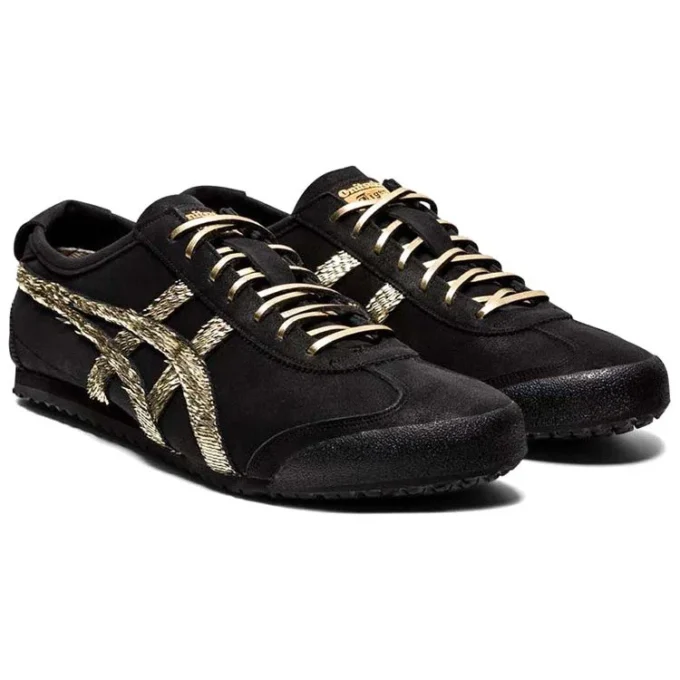 Mexico 66 Slip-On ”Black Silver”