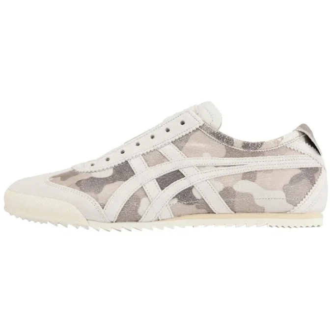 Mexico Slip-On Deluxe ”White Grey Camouflage”