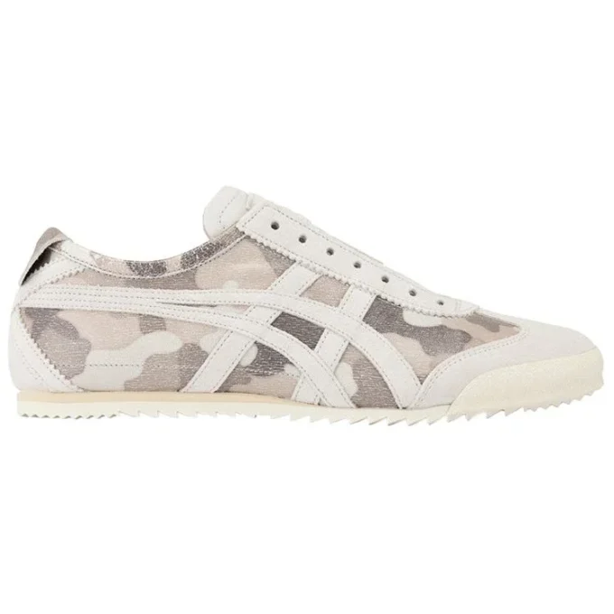 Mexico Slip-On Deluxe ”White Grey Camouflage”