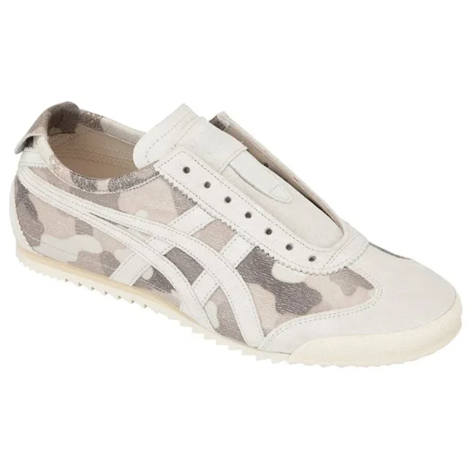 Mexico Slip-On Deluxe ”White Grey Camouflage”