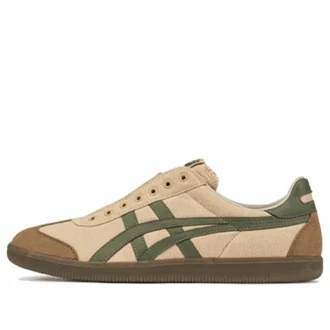 Tokuten Slip-On ”Beige Brown Green”