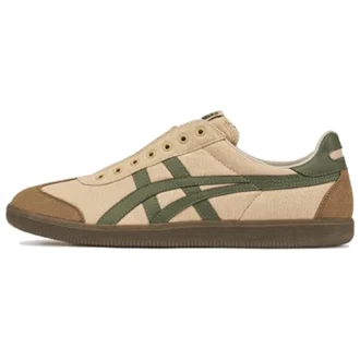 Tokuten Slip-On ”Beige Brown Green”